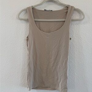 Zara Taupe Seamless Tank